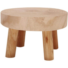 Decorative Flower Pot Holders For Indoor Outdoor Use, Solid Wood Mini Stool Adds Modern Decorative Touch To Your Living Room Or Entrance With Retro