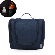 Reise-Kulturbeutel für Damen und Herren, wasserdichte Tasche mit großem Fassungsvermögen, Aufhängehaken und mehreren Fächern, strapazierfähiges