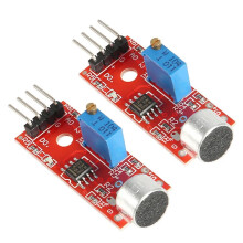 KY037 Versatile Sound Detection Module 2 Pack For Noise And Voice Activated Systems DC 4V To 6V Compatible