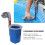 Pool Surface Skimmer Blue Wall Mount for Above Ground Pool Cleaning 4