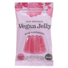 Just Wholefoods Jelly, Raspberry, Vegan 85g ( pack of 12 )