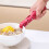 Pinces de cuisine multifonctions, conception en silicone-Rouge 3