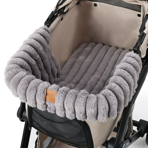 Dog Strollers Cushion Soft Pet Strollers Mat for Dog and-Grey