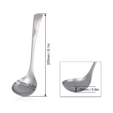 Outdoor Camping Titanlöffel aus Titanium mit langem Griff, leicht und langlebig