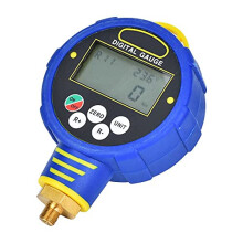 Digital Manometer Air Pressure Inflator Gauge 1/8in NPT 10MPa 100Bar Refrigerant Testing Tool for AC Systems