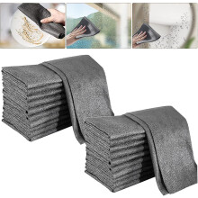 (30 x 30 cm, 10Pcs) Thickened Magic Cleaning Cloth, Microfiber Glass Cleaning Cloth Rags, Reusable Cleaning Cloths Tw