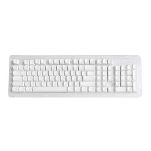 104 Key White Keycap Set No Lettering PBT Keycaps For Mechanical