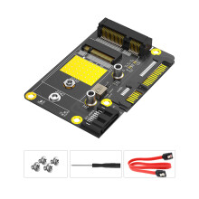 2 in 1 Msata/M.2 SSDs to Double SATA3 Adapter M.2/MSATA to
