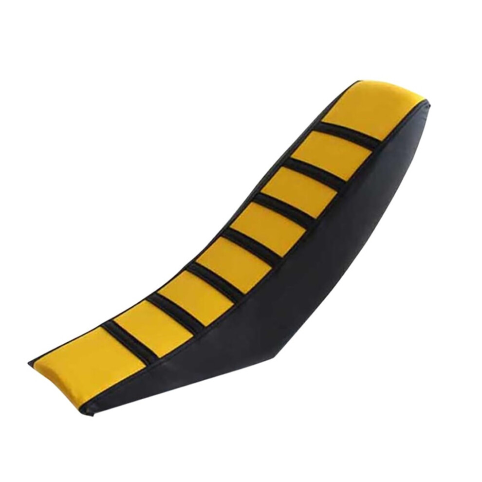 Motorcycle Seat Cover Striped Softgrip Gripper Cushion For Yamaha And Suzuki Yellow 9426802494549