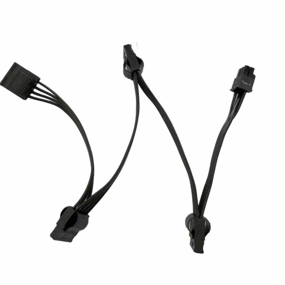 Ide 6Pin To 4 Port 4Pin Converters Cable Easy Installation 7732000462023