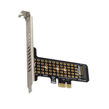 PH41X1 M.2 NVME SSDs to PCIe X1 Adapter Card-full height baffle