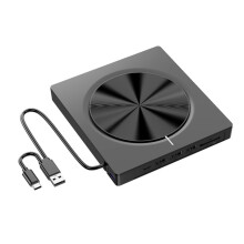 Externe dvd-drive USB3.0 Type C cd-branders met 4 USB-poorten en