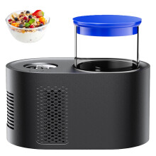 Automatic Yogurt Maker with Precise Temperature Control and Adjustable Timer for Fresh Homemade Probiotics, Black