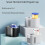 Automatic Yogurt Maker with Precise Temperature Control and Adjustable Timer for Fresh Homemade Probiotics, Black 2