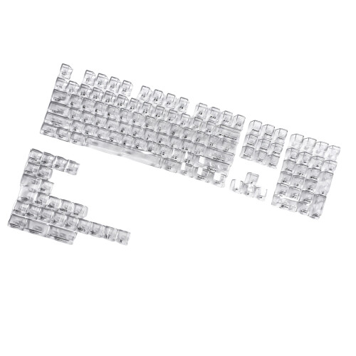 High Transparency 10mm Profile Keycap Set 132Keys-Side carving