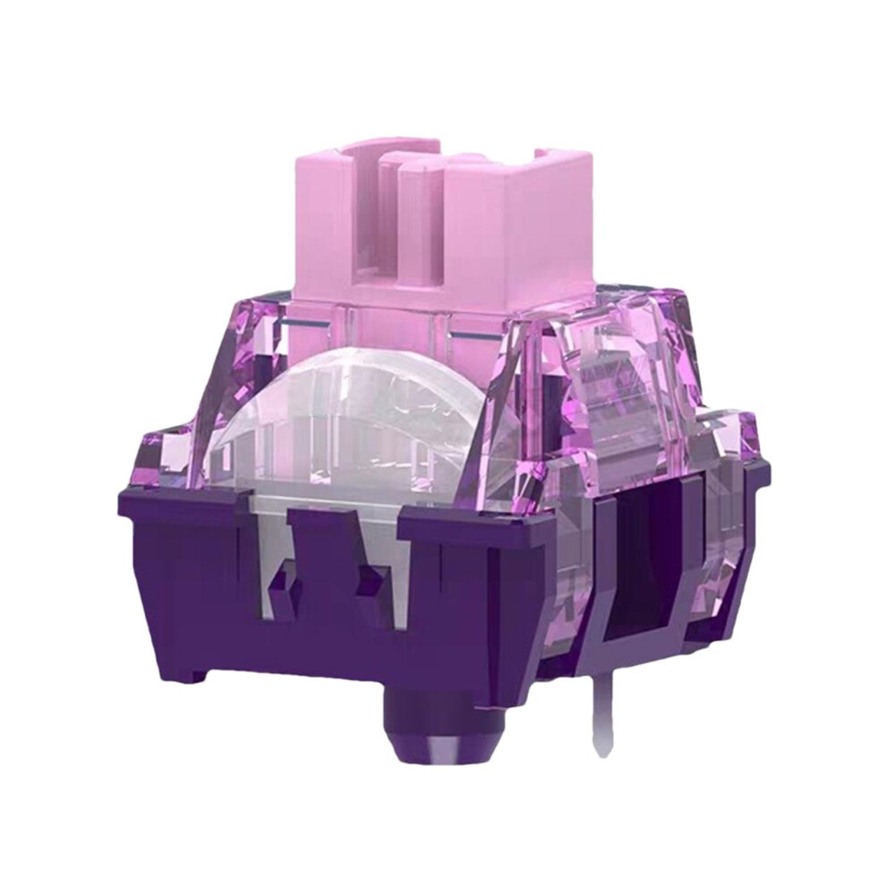 Tactile Mechanical Keyboard Switches Prelubed Hotswappable Enhanced Typing Lavender/Purple 9189345275586