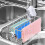 Efficient Kitchen Sink Organizer, Rustproof Material for Durable Drying, Compact Design, Stainless Steel Caddy for Easy Clean, Adhesive Installation 7