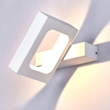 Arandela de parede artesanal em cerâmica, design moderno com instalação simples, LED de baixo consumo para ambientes internos e externos,