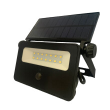 BrightGuardian: Luminária solar dobrável com sensor de movimento, LED externo super brilhante de 1600 lúmens, fácil de instalar em garagens,