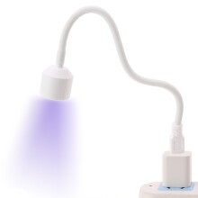 Batteridriven mini-nagellampa, svanhals flexibel design snabbhärdande LED-nageltork för salong och gör-det-själv hemma