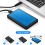 Boîtier USB SATA3.0 2.0 de 2.5 pouces pour disque-TYPEC vers USB 2