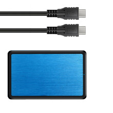 2,5-Zoll-Außengehäuse SATA3.0 2.0 auf USB-Adapter-TYP zu TYPC