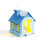 Weihnachts-Schneehaus-USB-Luftbefeuchter mit-Blauer Stecker 1