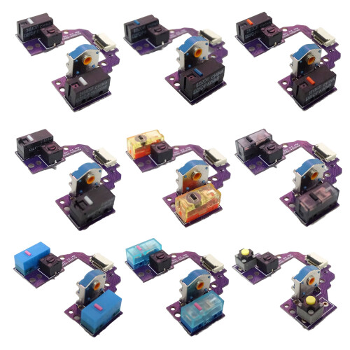 Mouse Microswitch Mainboard Dustproof For GProX-D2FC F 7N 100M 1