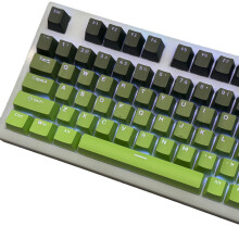 130PCS OEM hoogte Kleur Keycaps Comfortabel typen voor-BKGN