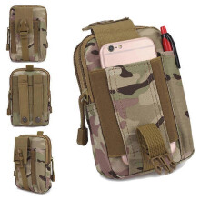 (Black 02) Tactical Waist Pouch Molle Hunting Belt Bag Military Accessories EDC Pack Outdoor Camping Working Tools Pocket Unity Fanny Bag Tw