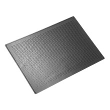 Nonslip Drainer Mat Fruit Vegetable Dryer Pad Portable-Black