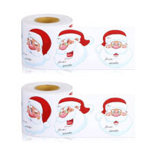 Wrapping Sticker Labels Christmas Name Sticker 2.8inch for