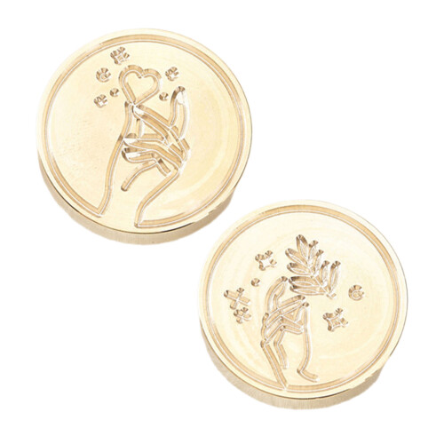 2Pcs Wedding Sealing Stamp Head for Wedding-Combination 2