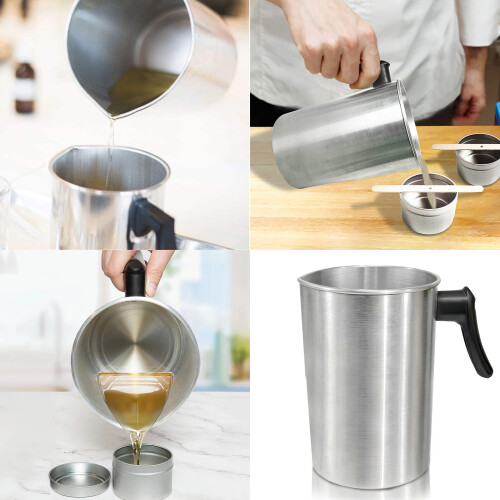 Candle Making Pouring Cup for Candle Making 101.4oz Aluminum 1