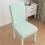 Stretchable Chair Cover, Soft Polyester Slipcover,-Dark Gray 7