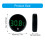 Praktische LCD-Thermometer von Fishtanks-Schwarze Grad Celsius 5