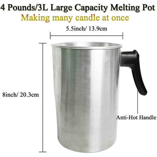 Candle Making Pouring Cup for Candle Making 101.4oz Aluminum 2