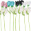Flower Bear Shaped Plush Wedding Decoration Stuffed-Black 4