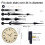 High Torque Wall Clock Engine Clock Movement Set with Long Stem 3