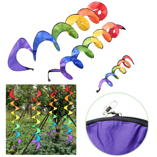 Rainbow Curlie Spinners Wind Twisters voor buitendecoratie,-M 2