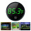 Praktische LCD-Thermometer von Fishtanks-Schwarze Grad Celsius 2