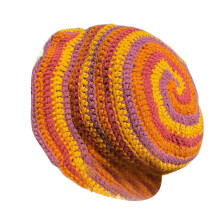 Chapeau seau coloré élégant, chapeau-Orange rose jaune p