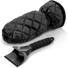 Ice Scraper,Windshield Scraper,Ice Scraper with Glove,Car Window Scraper(Black)