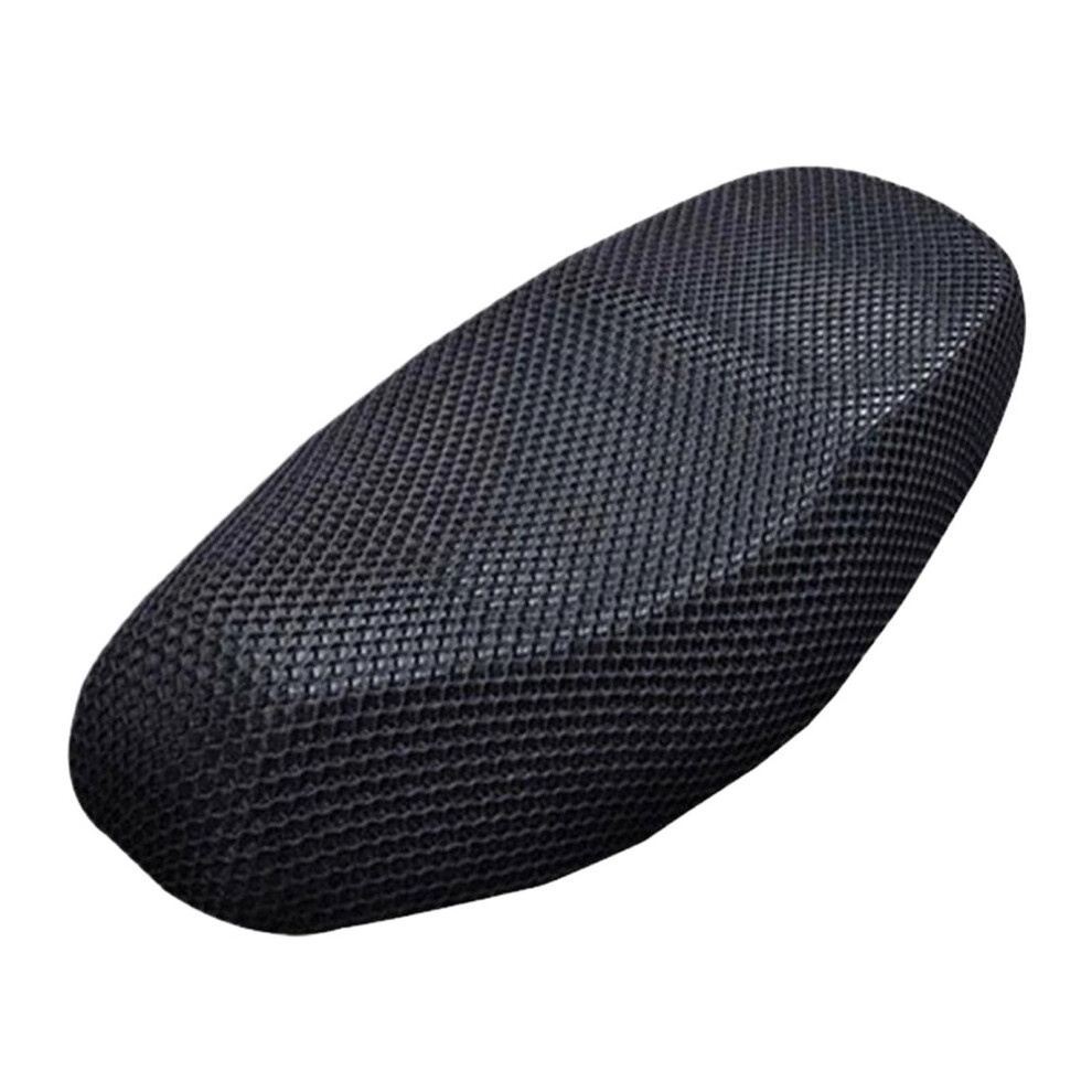 Motorcycle Vehicle Cushion Seat Cover Mesh Fabric Antiskid Breathable Size L 75X55 Cm For Scooter 9189345276613