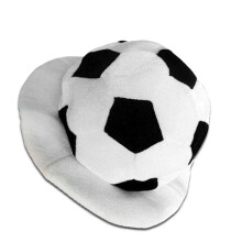 Couvre-tĂŞte de football d'halloween, chapeau seau-noir et blanc