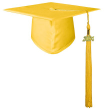 Casquettes de remise de diplôme unisexes, chapeau de-Or 2024