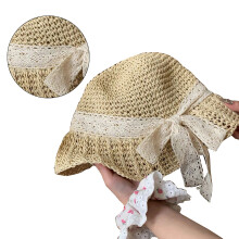 Chapeau de soleil en paille tissé à la main pour-couleur 4