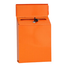 Garden Private Letter Collection Box Anti Theft-Orange red