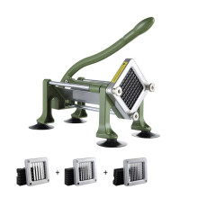 Aardappel Snijmachine - DUOKU - LD02 - RVS Blades - 3,27 kg - Groen