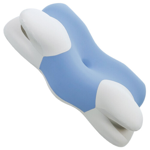 Cervical Neck Pillow Advanced Memory Foam Core Spinal-Blue